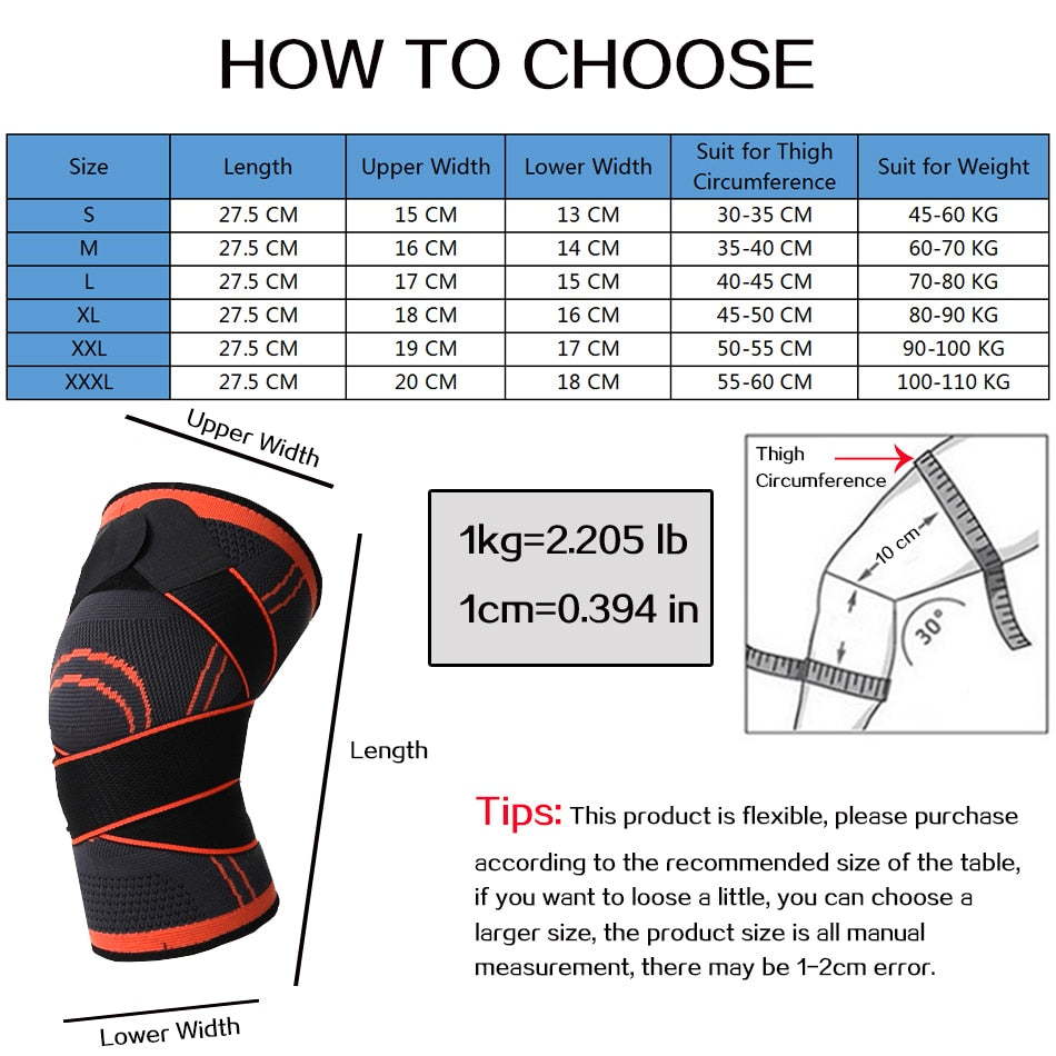 Pressurised Knee Support